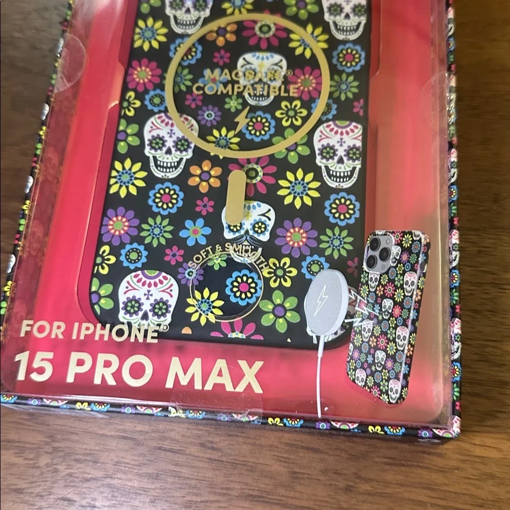 Xo poppy sugar skull iPhone 15 pro max